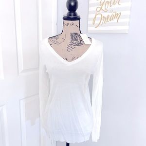 Brand NEW V neck sweater with long sleeves